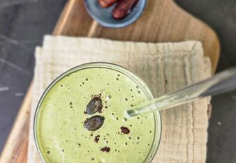 Matcha Proteinshake mit Skyr  | © SONNENTOR