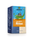 Čaj štěstí z Brna bio porcovaný dvoukomorový